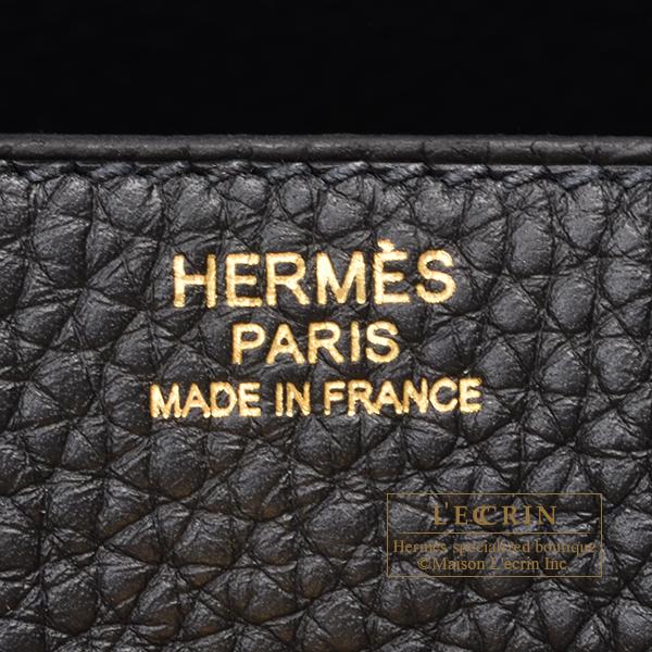 極美品◎HERMES エルメス リンディ 30 ゴールド金具 トリヨンクレマンス ショルダーバッグ ブラック B刻印 保存袋付き フランス製 レディース HERMES - 極美品◎HERMES エルメス リンディ 30 ゴールド金具 トリヨン