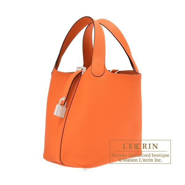HERMES エルメス ピコタンロック18/PM オレンジ トリヨンクレマンス 