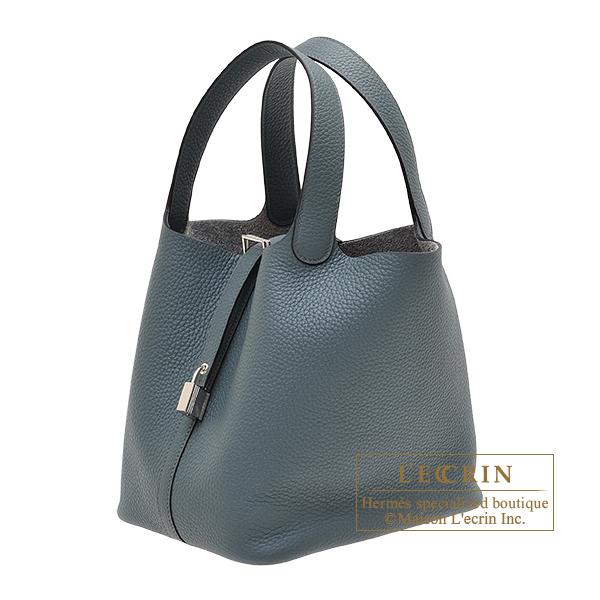HERMES エルメス ピコタンロック22/MM ブルーオラージュ
