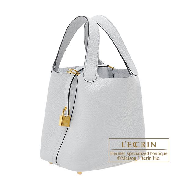 HERMES エルメス ピコタンロック18/PM ブルーペール トリヨン