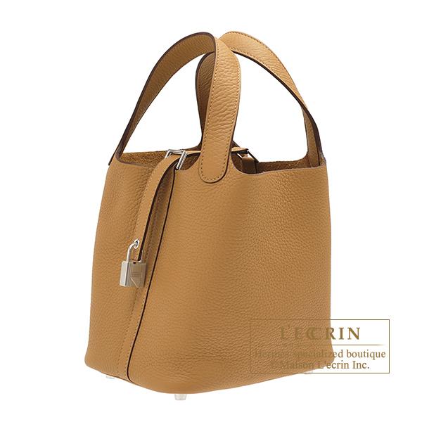 HERMES エルメス ピコタンロック18/PM ビスキュイ トリヨンクレマンス 