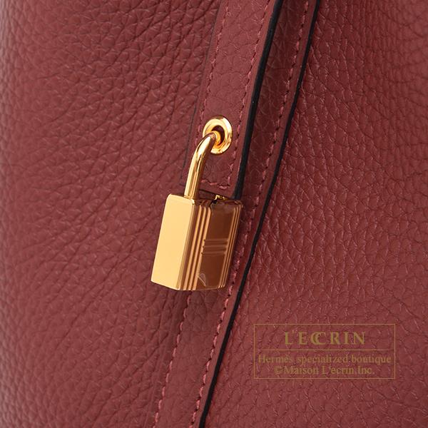 HERMES エルメス ピコタンロック18/PM ルージュアッシュ