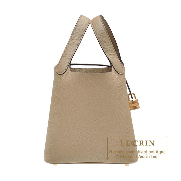 HERMES エルメス ピコタンロック18/PM ベージュマルファ HERMES エルメス ピコタンロック18/PM ベージュマルファ