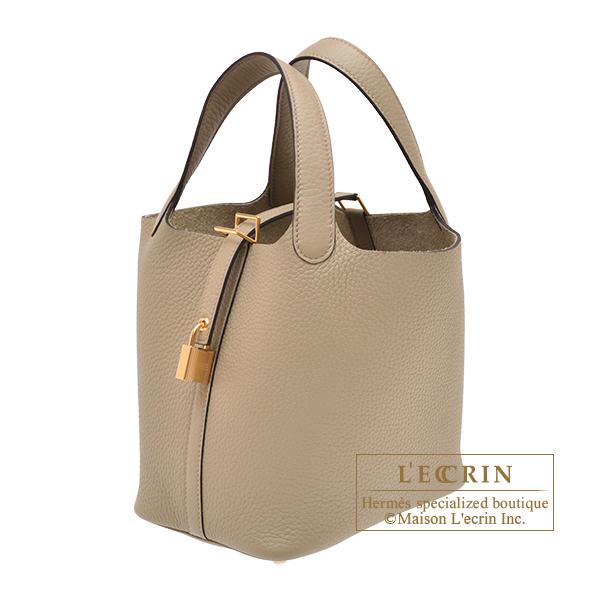 HERMES エルメス ピコタンロック18/PM ベージュマルファ HERMES エルメス ピコタンロック18/PM ベージュマルファ