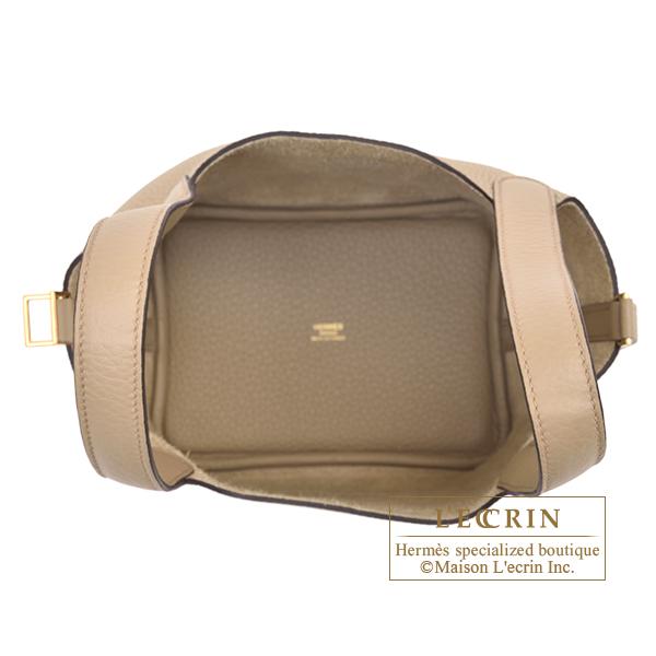 HERMES エルメス ピコタンロック18/PM ベージュマルファ HERMES エルメス ピコタンロック18/PM ベージュマルファ