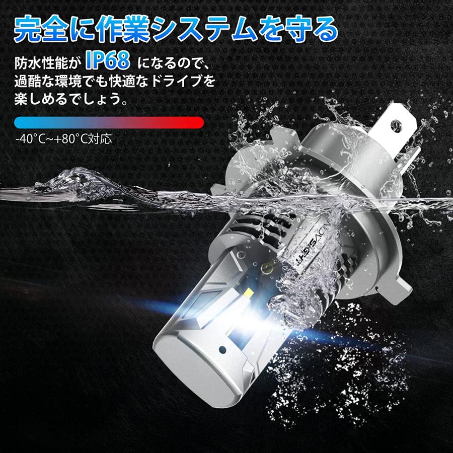 ソリオ LED ヘッドライト MA37S(R2.12-) ハロゲン仕様対応 ヘッドランプ 80W CSPチップ搭載 小型ファン内蔵 15000LM IP68防水 車検対応 6500K 1年保証｜led-luce｜08