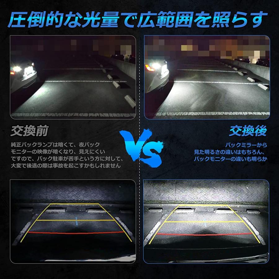 レクサス LEXUS UX LED UX250h UX300e 純正LEDバックランプ 交換用バルブ 超爆光3400LM 後退灯 バックランプ ...