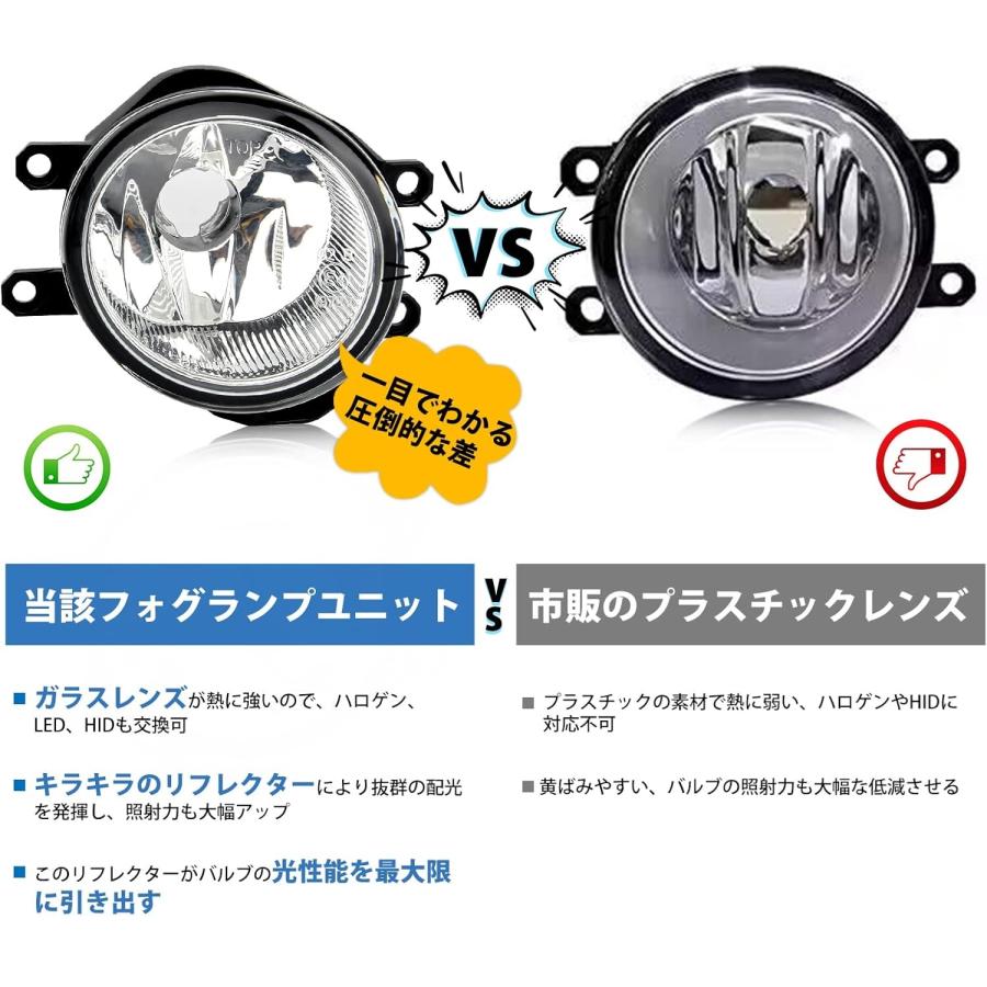 アルファード 30系 フォグランプ ユニット 後期対応 純正同形状 純正