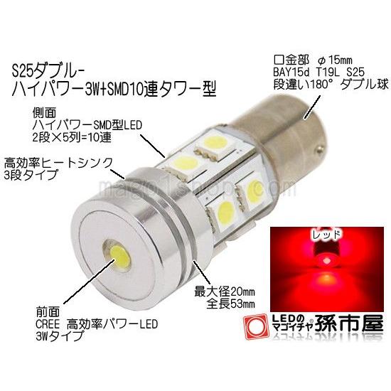 ブレーキランプ スズキセルボ用LED(HG21S)(LEX3-R)｜led-mago1shop