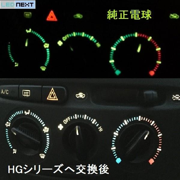 RG1.2.3.4 ステップワゴン エアコンパネル用LEDセット H17/5〜H21/10
