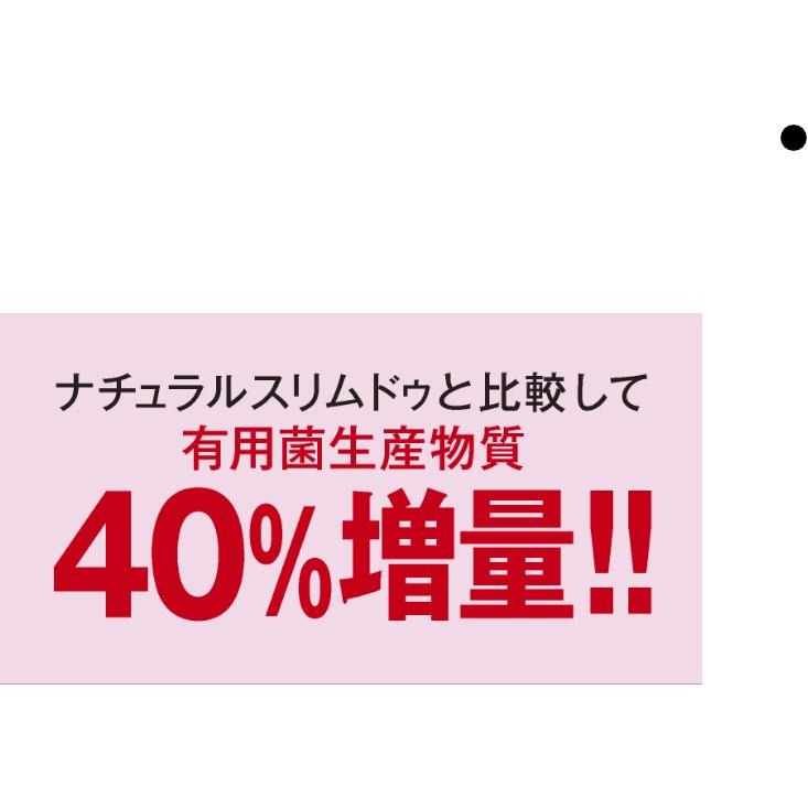 レダの酵素121℃ ナチュラルスリムドゥ40+　ナチュラルスリムドゥと比較して有用菌生産物質が40％も増量！｜leda-shop｜02