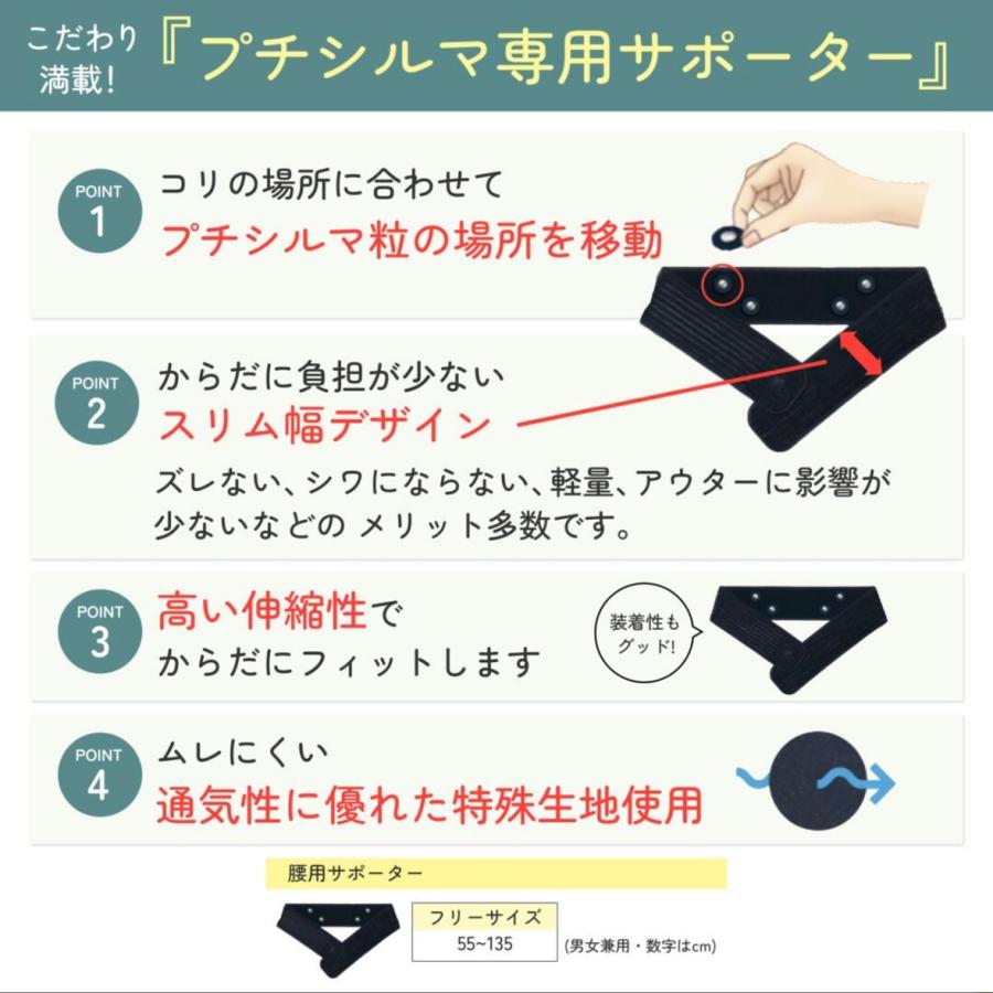 プチシルマ腰サポーター　Lサイズ　14粒 Amazon | プチシルマ メディカルサポーター510K 腰用 サポーター