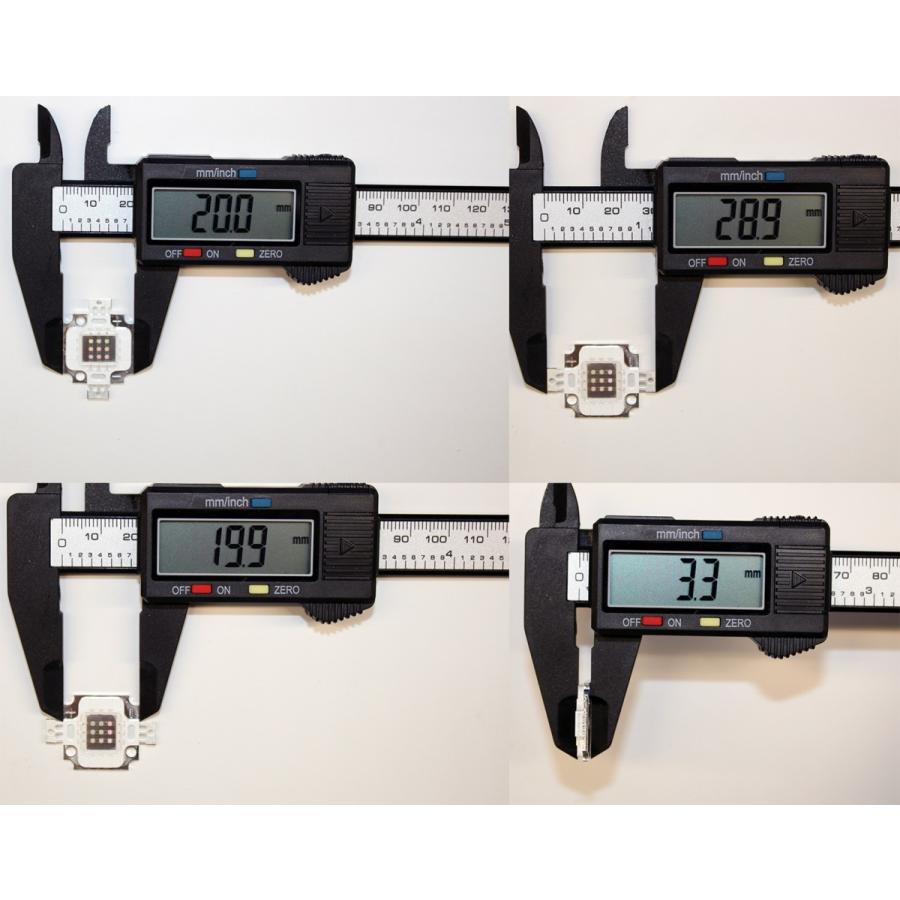 高品質 高効率 10W 青色 青 ブルー ハイパワーLED素子 COB LED