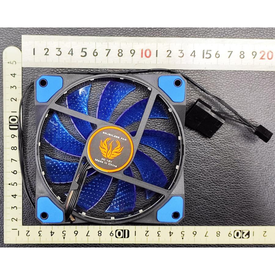 120mm 12センチ 冷却ファン 青色LED搭載！ゲーミングPCに！ クーリングファン ケースファン DC12V 青 120mm12cmCoolingCaseFanDC12V