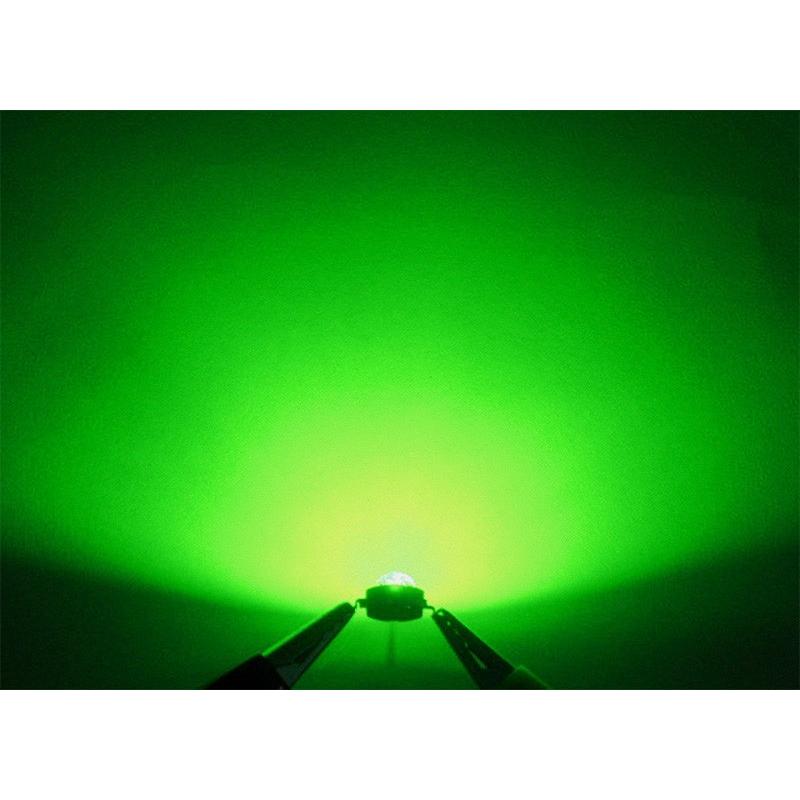 1W 緑色 緑 グリーン ハイパワーLED素子（20mmスター型アルミ