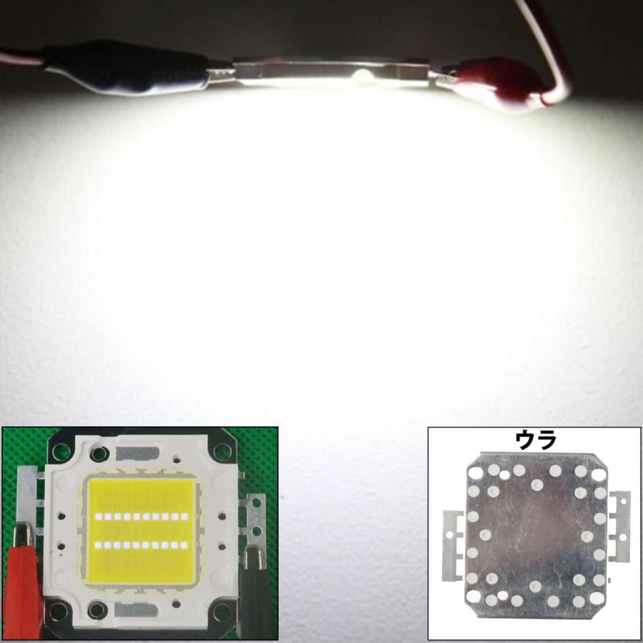 高品質 高効率 20W 白色 白 ホワイト 昼光色 ハイパワーLED素子 COB