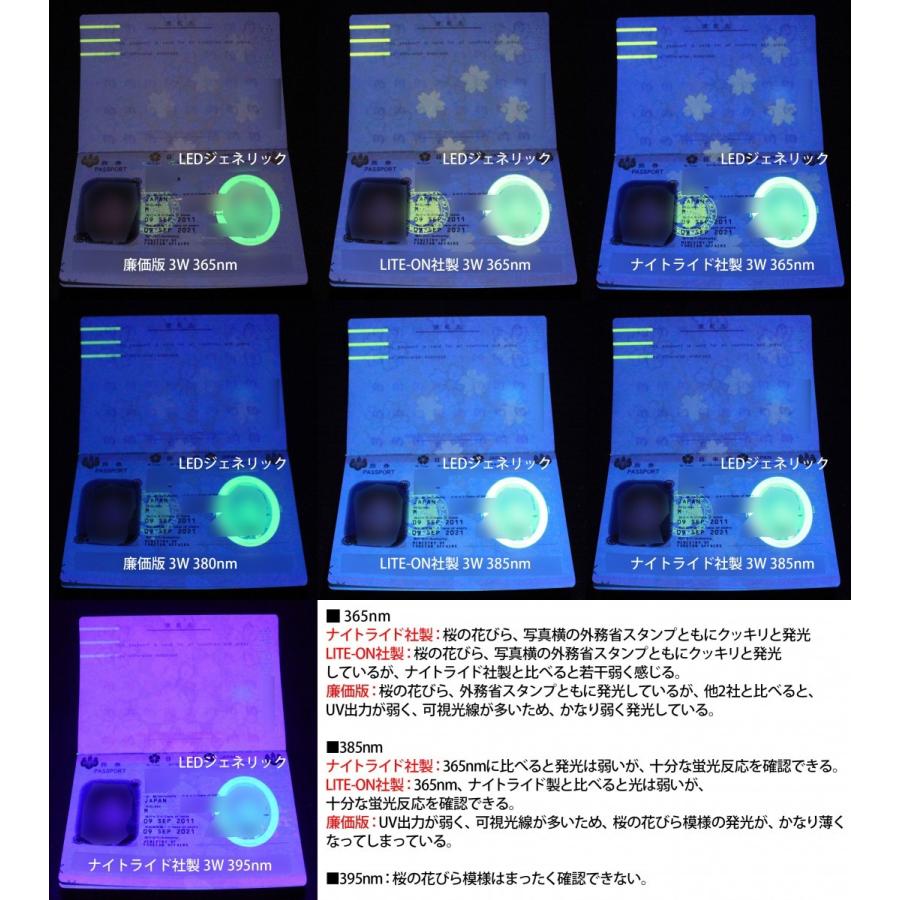 廉価版 3W 紫色 UV 紫外線 365nm ハイパワーLED素子 アクアリウム 水槽 サンゴ 等に ブラックライト UV Power LED :3W- UV-Ultra-Violet-365nm:LEDジェネリック - 通販 - Yahoo!ショッピング