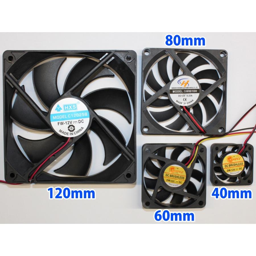 60mm 6センチ 冷却ファン クーリングファン ケースファン DC12V : LED
