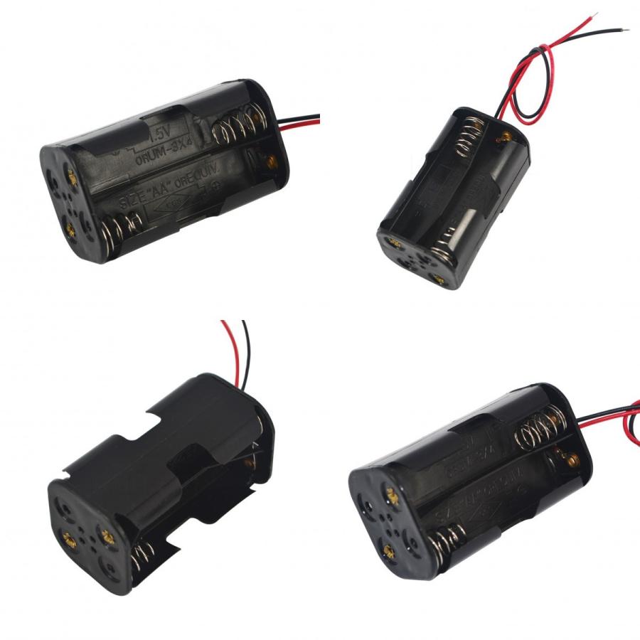 電池ボックス 単3電池x4本直列仕様 6v 4 8v 便利なリード線付 単三電池 バッテリーケース 電池ケース Battery Holder Box Case Storage With Lead Wire Dc6v 4aa Ledジェネリック 通販 Yahoo ショッピング