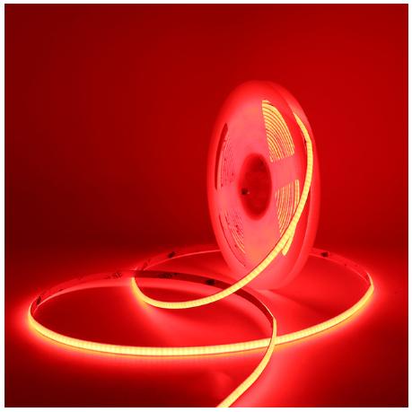 超高密度 LED384個搭載 COB LEDテープ 赤色 レッド 超薄型5mm プロ仕様 正面発光 1m単位で切り売り 高輝度 100cm LED 発光ダイオード｜ledg｜02