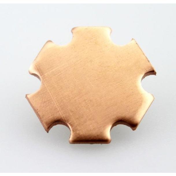 CREE社製 13W 12V XLamp XHP35 Hi 20mmスター型銅製ヒートシンク基板付