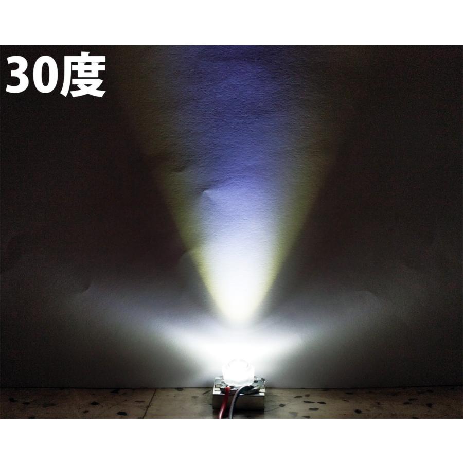 数量は多 1W 3W ハイパワーLED用集光レンズ 30度 45度 60度 90度 レンズ ホルダー 一体型コンパクトタイプ LED 発光