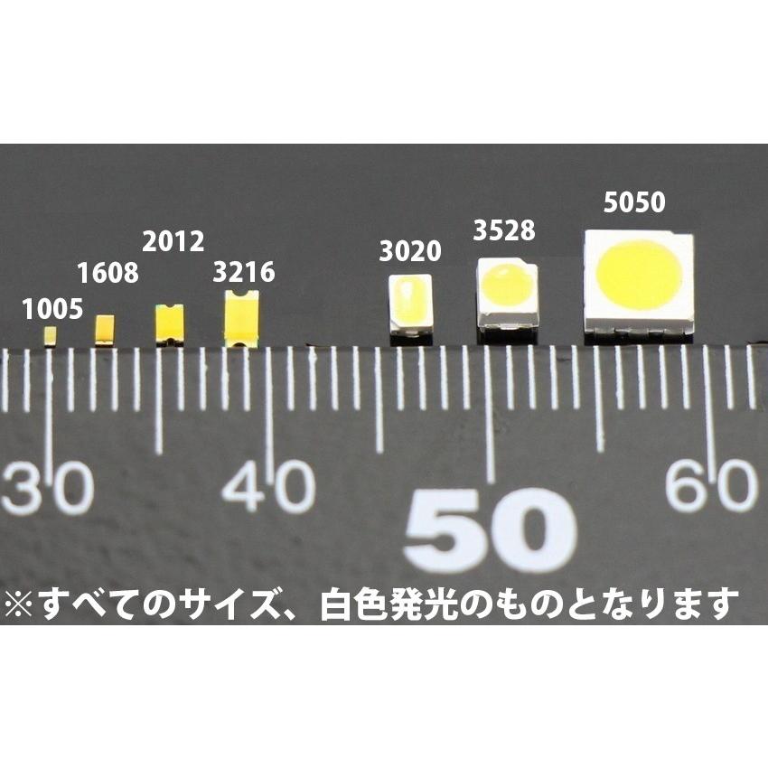 チップLED SMD 3216 青色 青 ブルー インチ表記:1206 LED 発光ダイオード LED電球、LED蛍光灯、LEDライトに ...