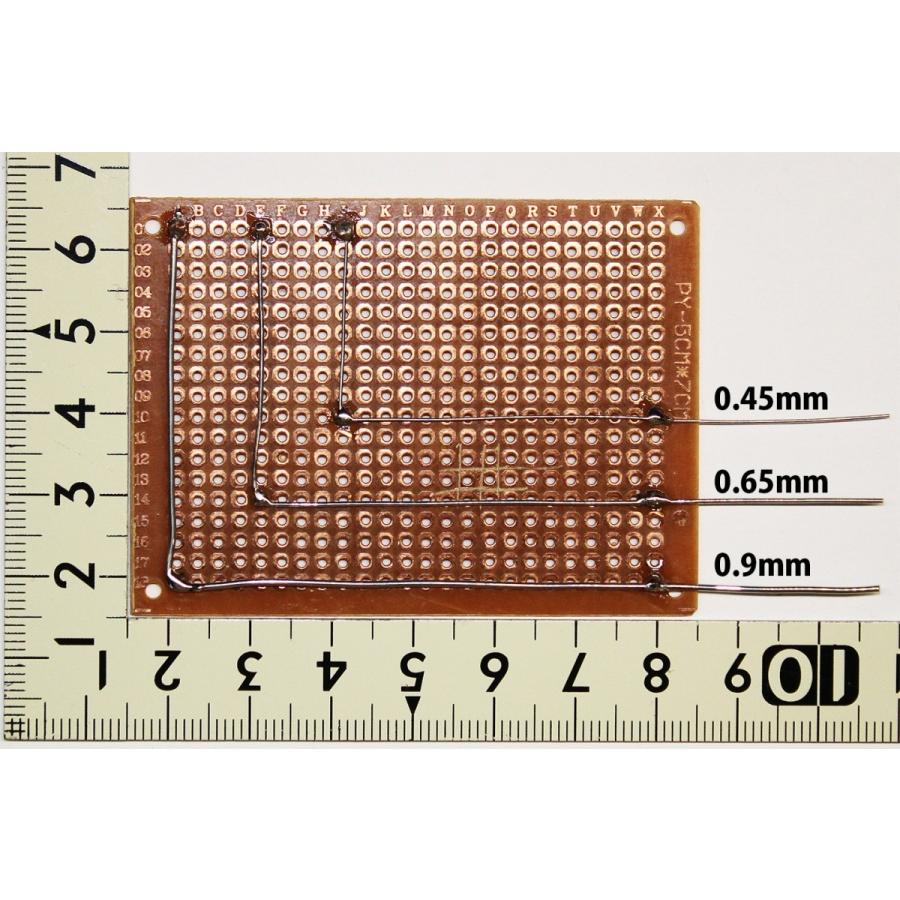 0.45mm すずめっき軟銅線 スズメッキ線 リード線 導線 電線 1m単位で切