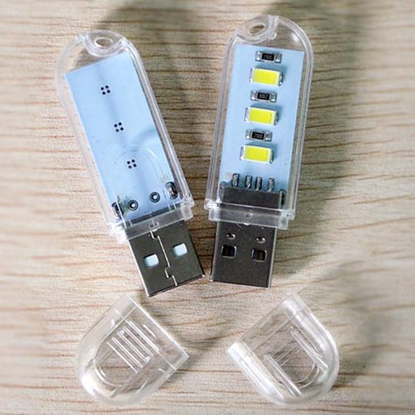 USBフラッシュメモリ型 USB LEDライト 0.5W LEDx3個使用 1.5W 約110ルーメン 白色 電球色 白 電球 ホワイト ...