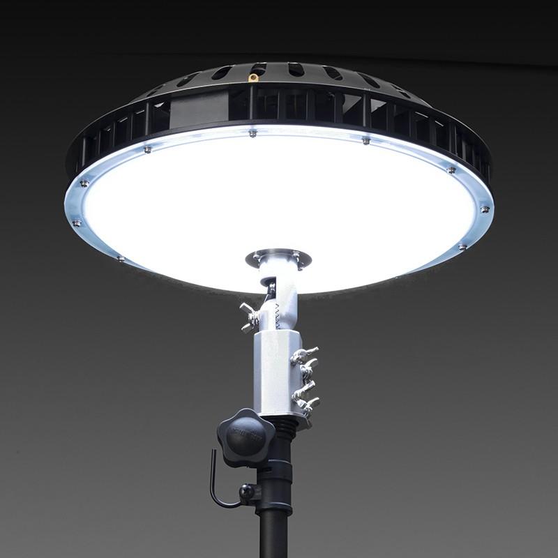 【LED 台車式 投光器 BL300MDBK】 LEDライト 投光器 39000lm 300W 昼光色 屋外工事用 農業用 防雨 防水 防雪 IP65 バルーン代替の画像
