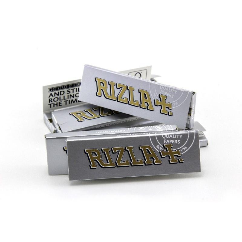 (未使用)RIZLA手巻きタバコ作成ケースセット RIZLA リズラ ペーパー シルバー 手巻きタバコ用 巻紙 レギュラー