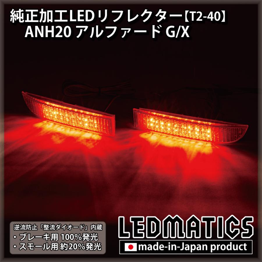 LEDMATICS（レッドマティックス） アルファード LEDリフレクター 純正