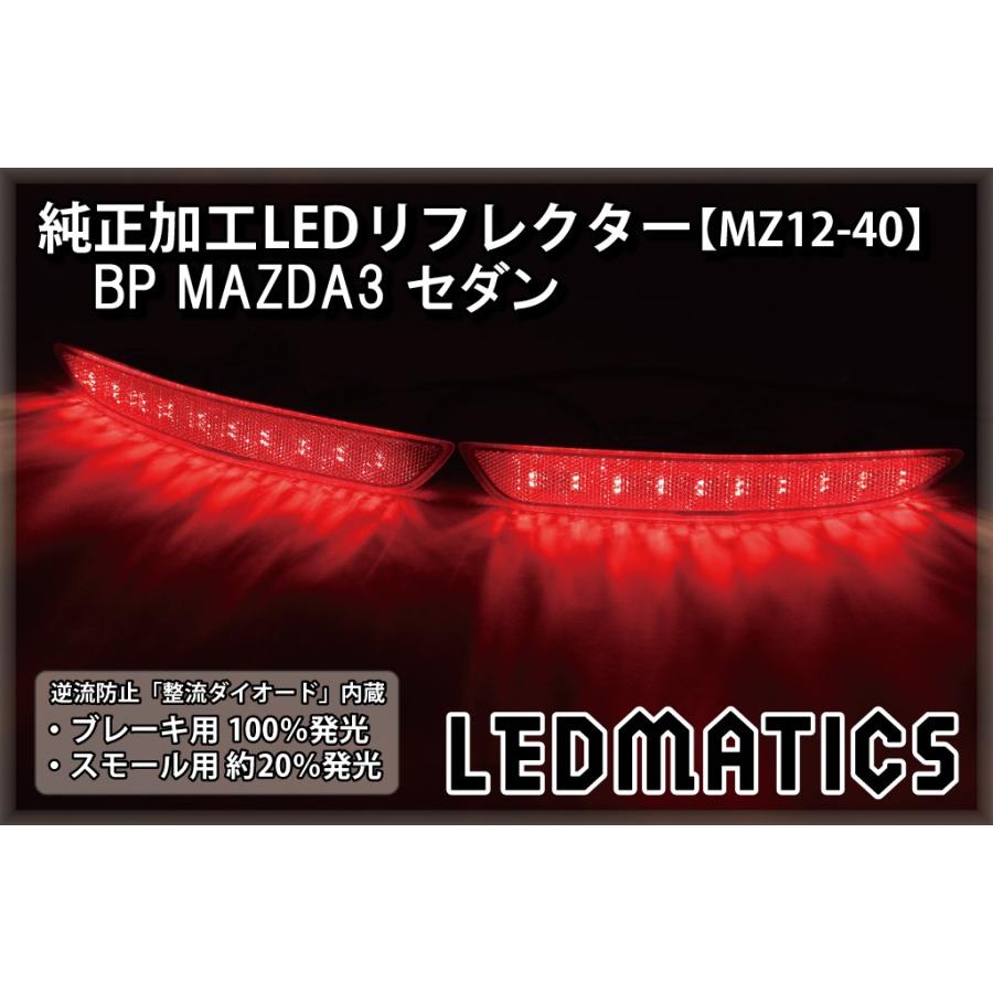 LEDMATICS（レッドマティックス） マツダ3 LEDリフレクター 純正加工