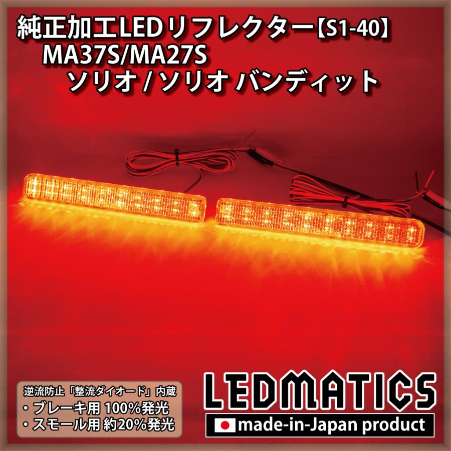 MA37S/MA27S ソリオ / ソリオ バンディット 純正加工LEDリフレクター S1-40｜ledmatics