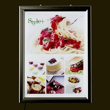 A4サイズ 光る LED パネル 看板 ( LED導光板 LEDパネルライト LEDライティングボード )  LEDライトパネル（調光スイッチ付属） | 