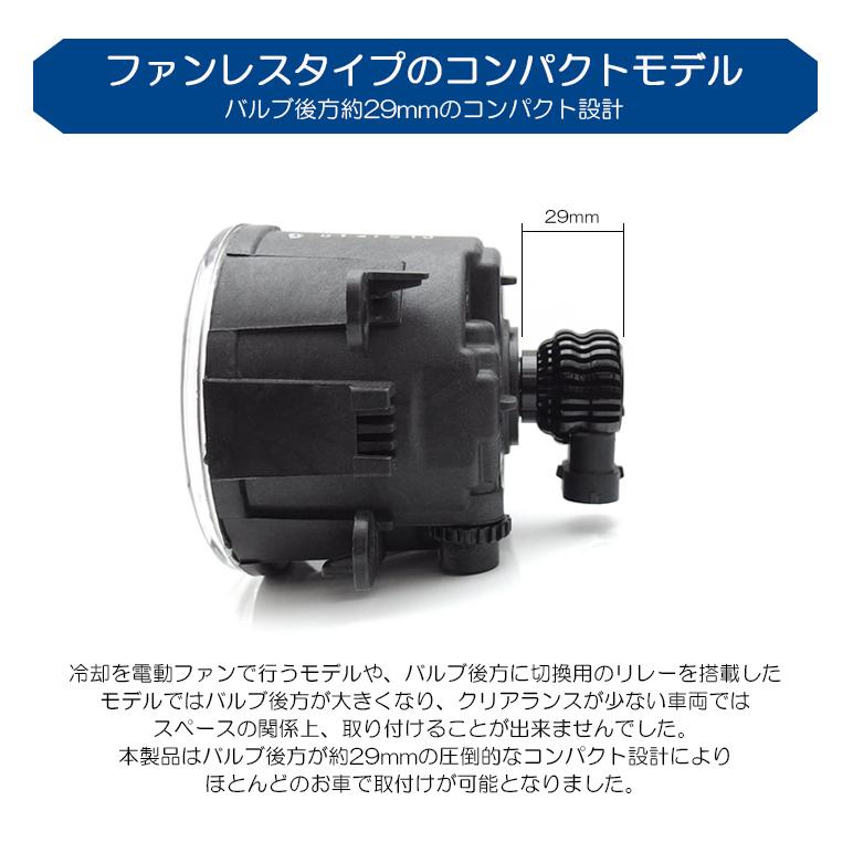 50系 前期 サクシード LED フォグランプ HB4/9006 25W 5000ルーメン