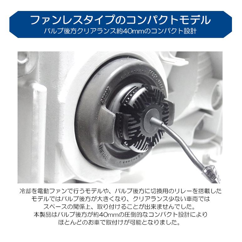 E12系 前期 ノート LED ヘッドライト H4 Hi/Low 切換 50W ZES 12000