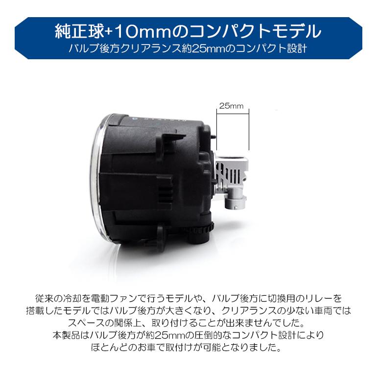 MS31S/MS41S フレアクロスオーバー LED フォグランプ H8/H16 55W ZES 11000ルーメン リフレクター拡散照射 6500K/ホワイト｜leendome｜08