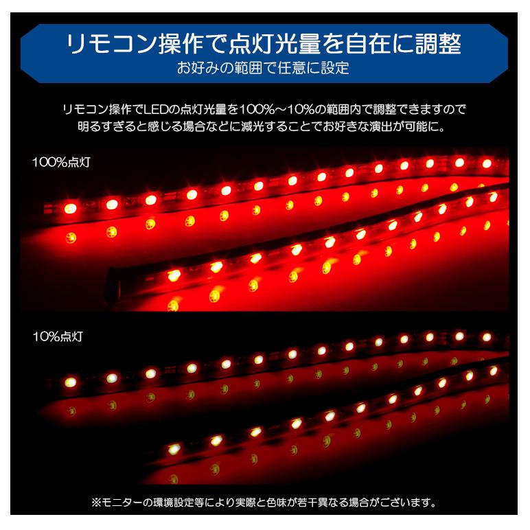 312系 フィアット 500 RGB LED フットランプ/フットライト LEDテープ