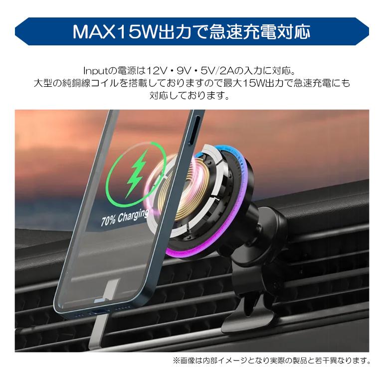 FL5 シビック タイプR スマホホルダー ワイヤレス充電器 MagSafe