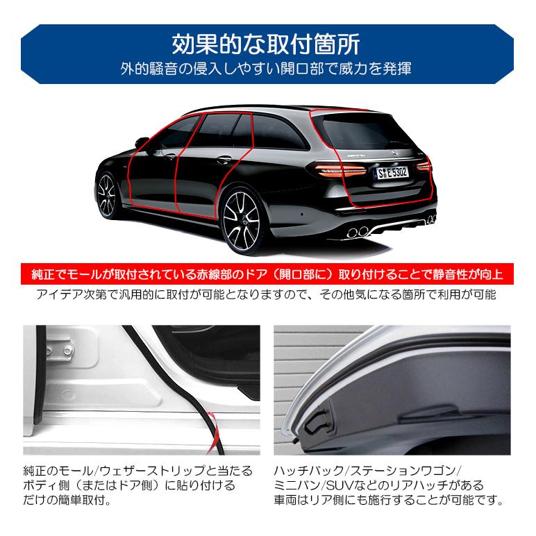 kentaroさま用 s660 ウェザーストリップ 前後 L455S/L465S 前期/後期 タントエグゼ カスタム含む 静音モール/防音