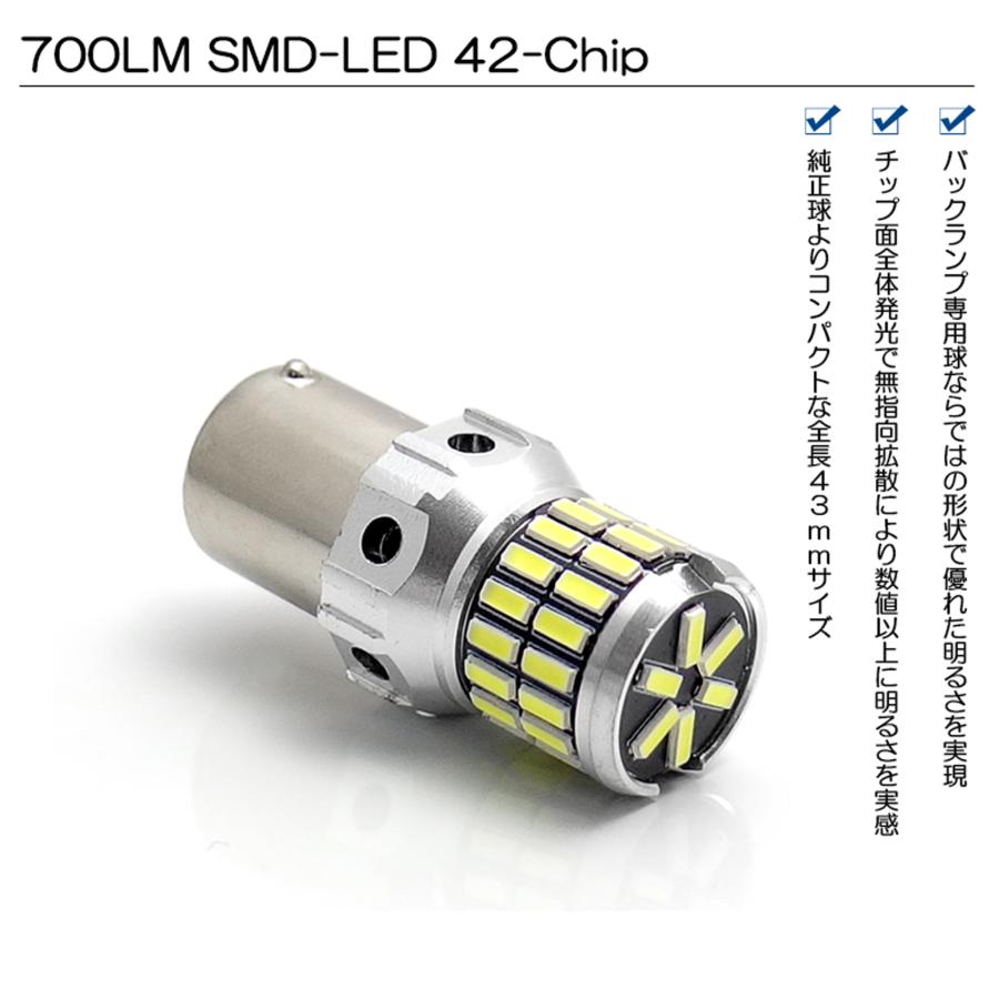 S201P/S211P ハイゼットトラック LED バックランプ S25 42W SMD-LED 42