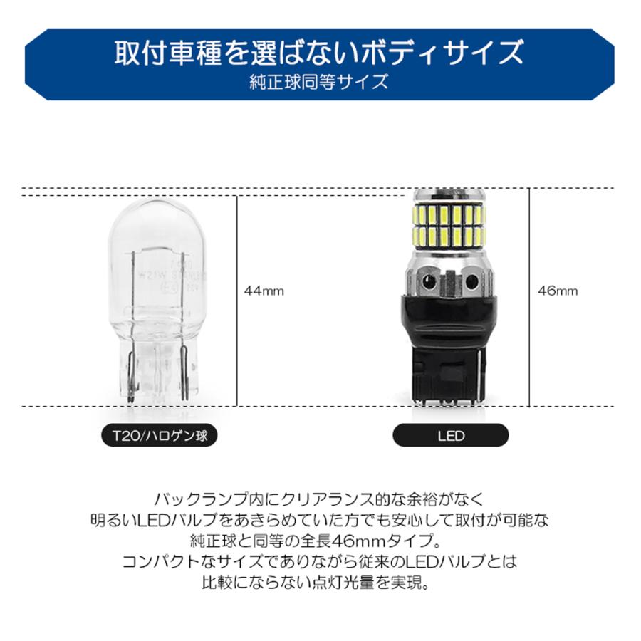 JC74W ジムニー ノマド LED バックランプ/リアフォグランプ T20 42W