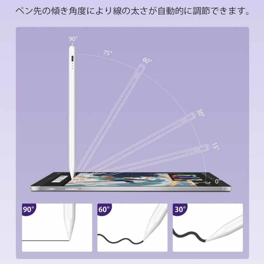 iPad用ペン iPad Pro M4 mini 7対応 アップルペンシル 超急速充電