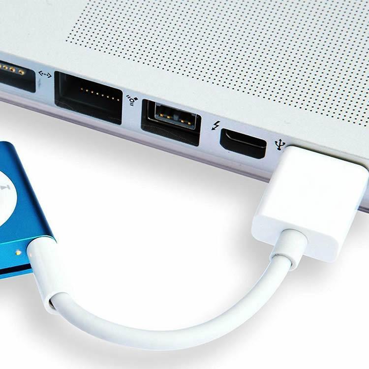 iPod shuffle USBケーブル 第3世代用 第4世代用 3.5mm4極ミニプラグ