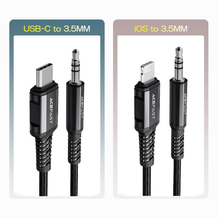 iPhone iPad AUX オーディオ 変換ケーブル アダプター Type-c Aux