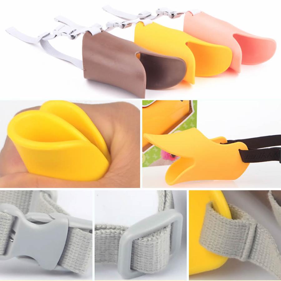 犬用口輪 アヒル あひる口 犬のしつけ用品 無駄吠え防止器具 小型犬用