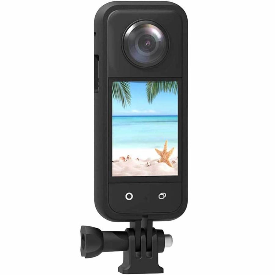 Insta360 X3 対応 フレーム 保護ハウジング ケース バッテリー交換可能 