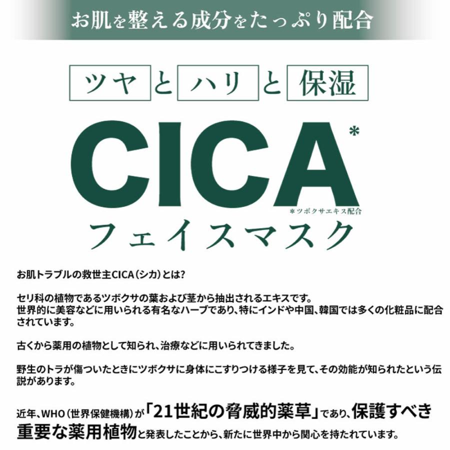 フェイスマスク フェイスマスク20枚 CICA シカ シートマスク MOIST