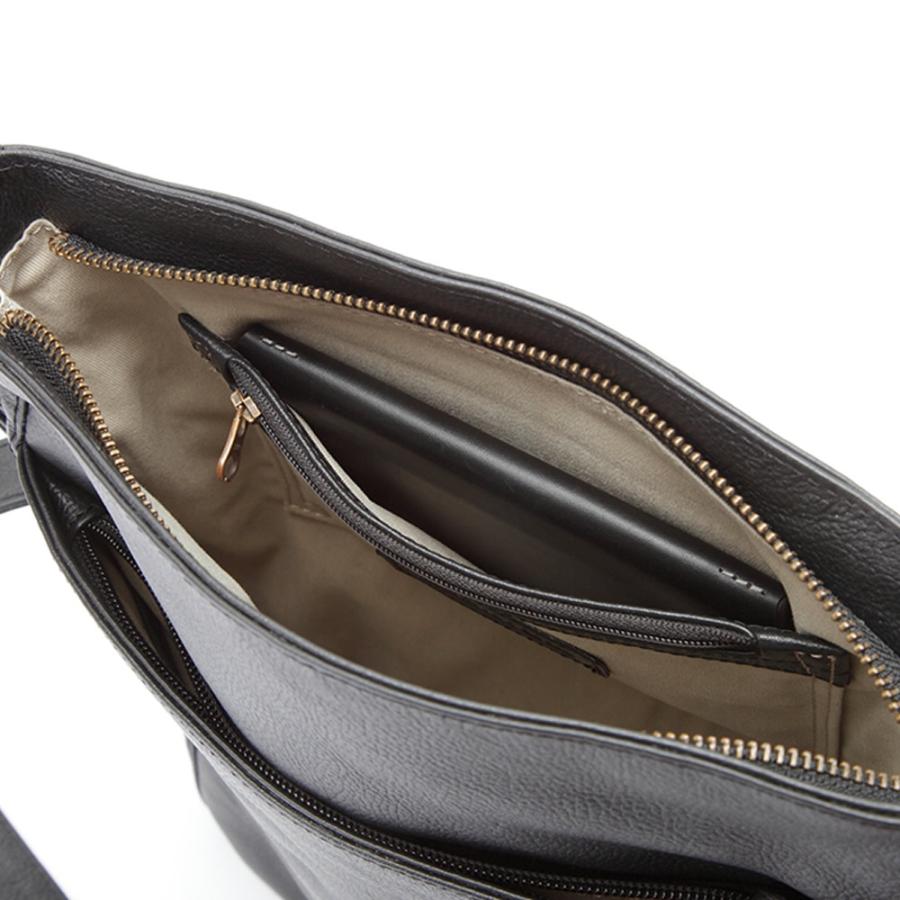 ショルダーバッグ メンズ 通勤 本革 斜めがけ 大人 ブランド 革 縦型